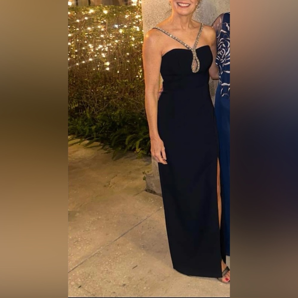 Aqua gown worn once! - Picture 2 of 15